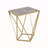 CREATIVE SIMPLE GLASS SIDE TABLE