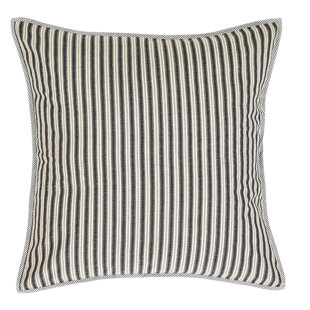 Farmhouse Euro Sham 26x26 Dorset Striped Ruffled Creme Tan Bedroom Dec –  VHC Brands Home Decor