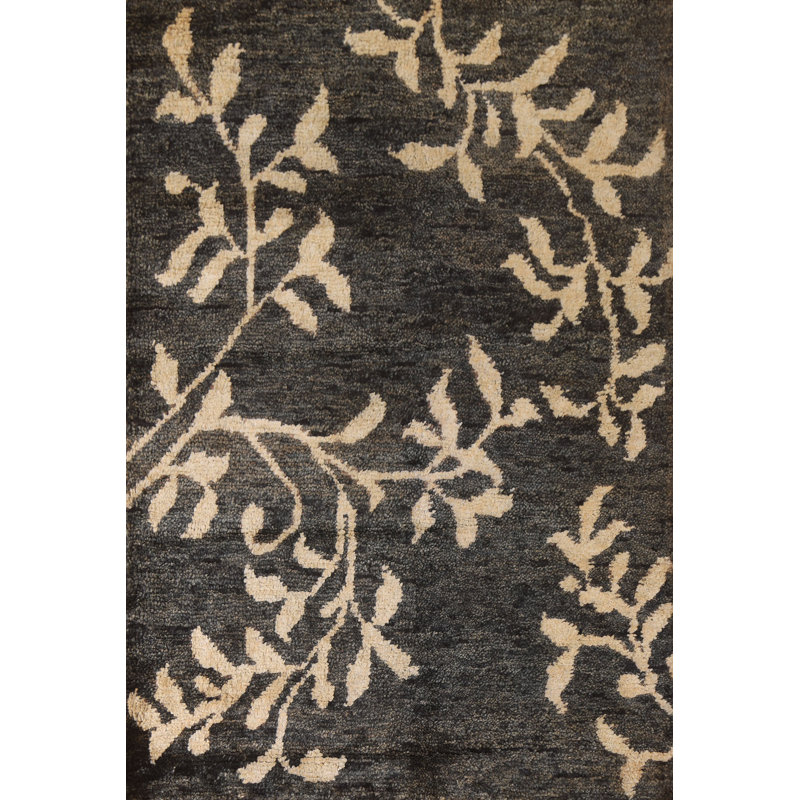 Tapis abstrait imprimé nature 6 x 8