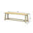 Solid Wood Bench In Modern Aesthetic, 59 Inch, Gold Finish, Ideal For Porch Seating Style, Main Color, Suitable Dining Areas-496355405