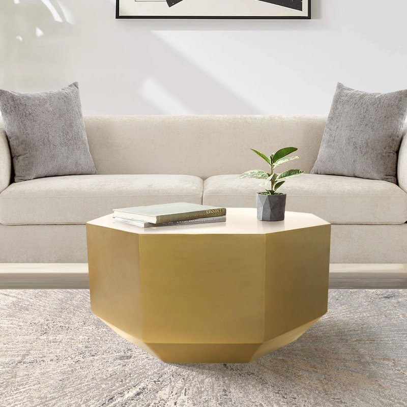 Table basse Dorian Design, Laiton