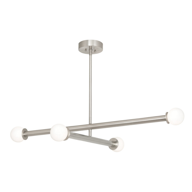 Suspension DEL - Nickel satiné, Nickel satiné
