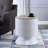 Otith Accent Table with Display and Utility Function