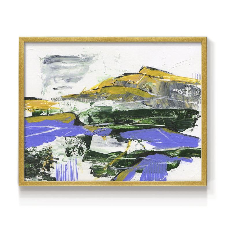 Silent Mountain VI -Framed Print - Restickable