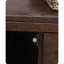 Armoire d'appoint simple et moderne de couleur noyer