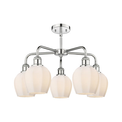 Lustre suspendu 5 lumières 24 po Krumholz
