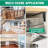 Heavy Duty Floating Shelf Brackets Set Of 3, 16" Free-Hanging Countertop Supports