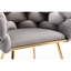 Chaise moderne en velours pour chambre à coucher | Texture douce et tricot unique de 28,46 po de profondeur x 21,85 po de largeur et de 29,16 po de hauteur, gris confortable-1782665889-1701558905