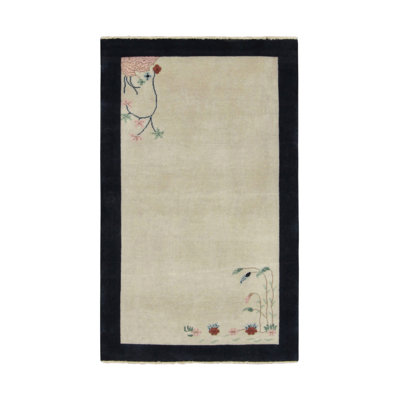 Hand Knotted Wool Area Rug