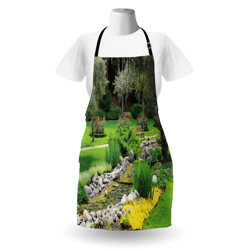 No Pattern Bib Apron