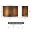 Applique murale en bronze antique 1 lumière 12 po Oalle