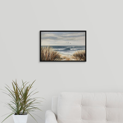 « seascape beach », peinture sur toile