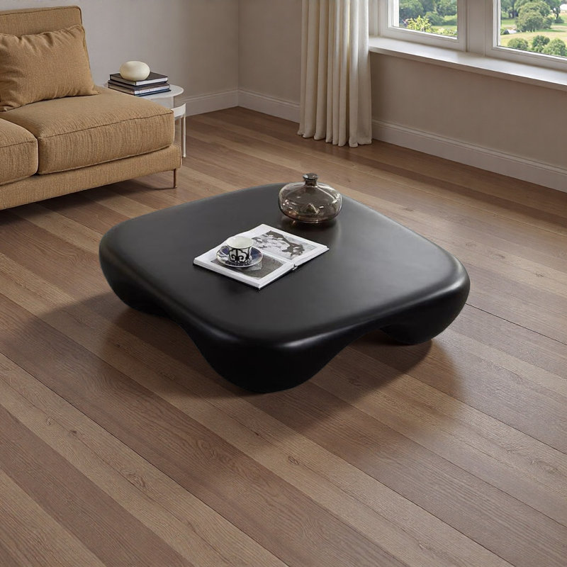 Table basse moderne pour salon / bureau, Noir