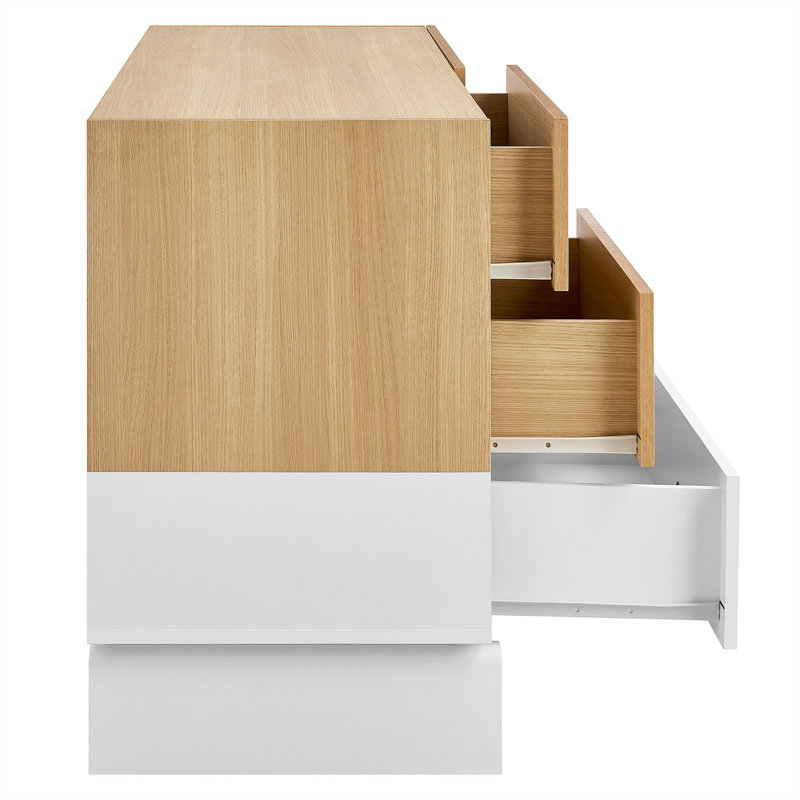 Commode 6 tiroirs Nolia