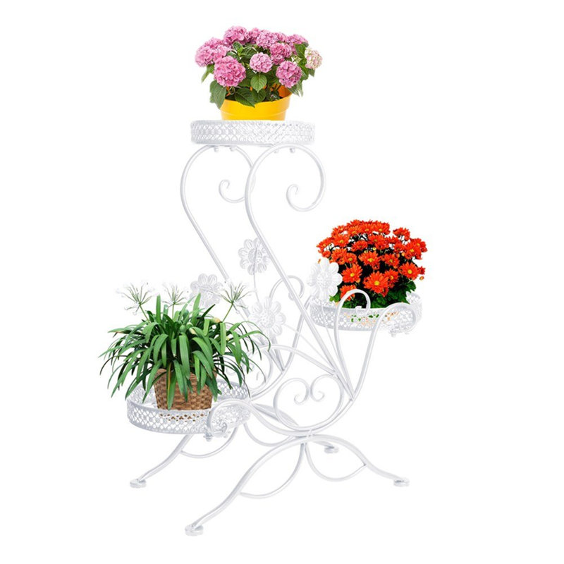 Bonelli Plant Stand, White