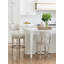 Malibu Swivel Upholstered Stool with Metal Frame-58561798