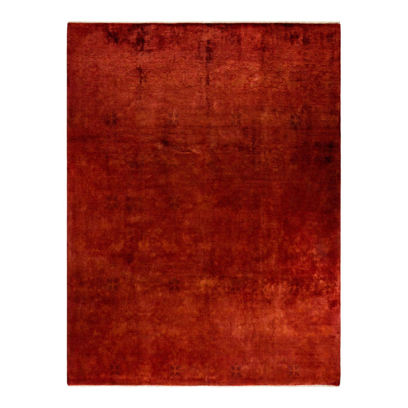 Tapis rouge unique de 9 pi 1 po x 11 pi 7 po Youel