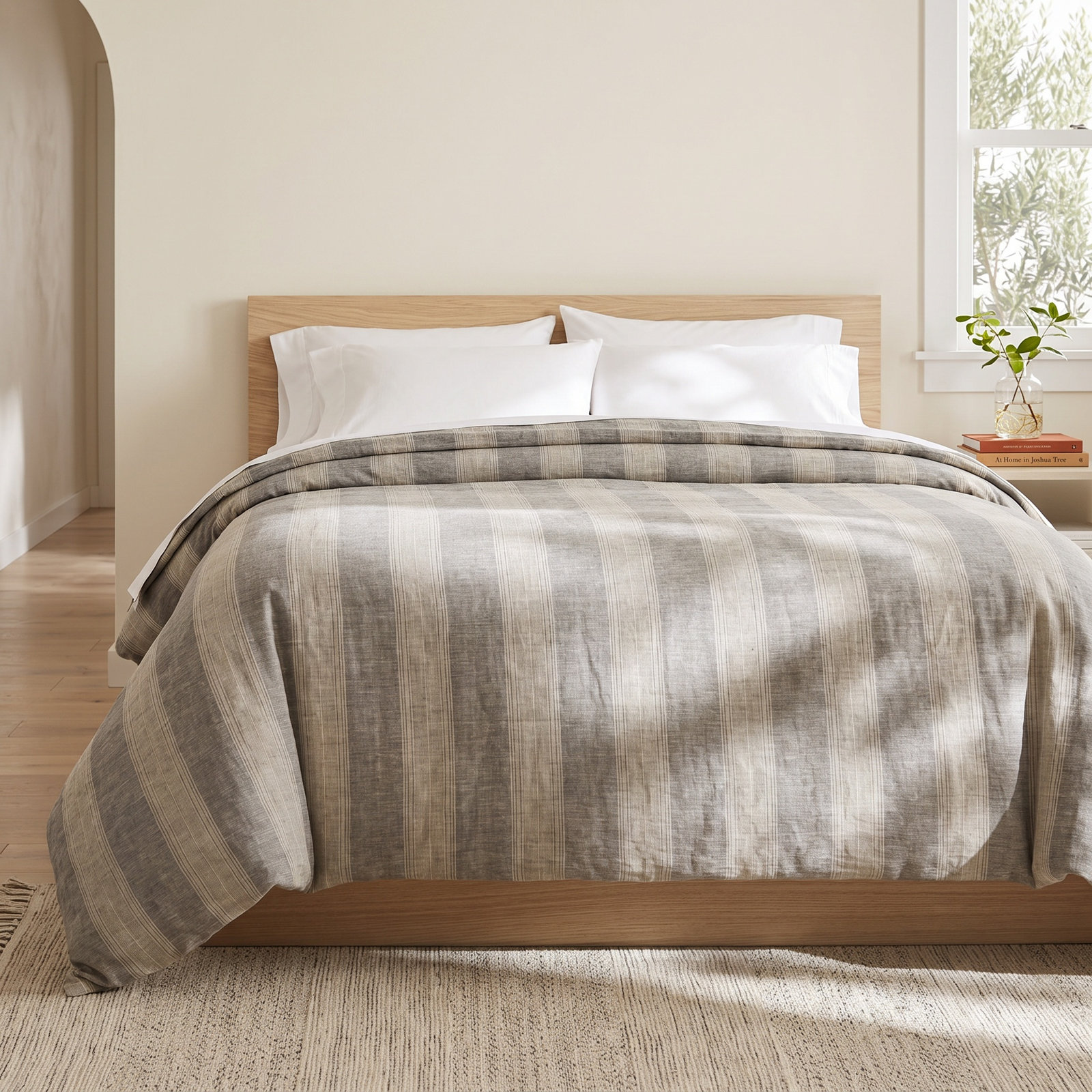 Drake Linen Duvet Cover Set, King Duvet Cover