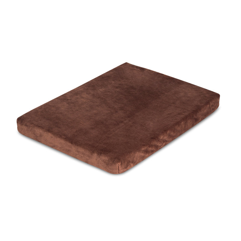 Orthopedic Polyester Pet Bed, Brown, Small (22" W x 16" D x 2" H)