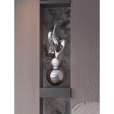 Modern Minimalist Geometric Ribbon Glass Fiber Decorative Items
