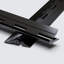 3x Black Acrylic Piano Hinges 300 mm, Continuous Plastic Hinges