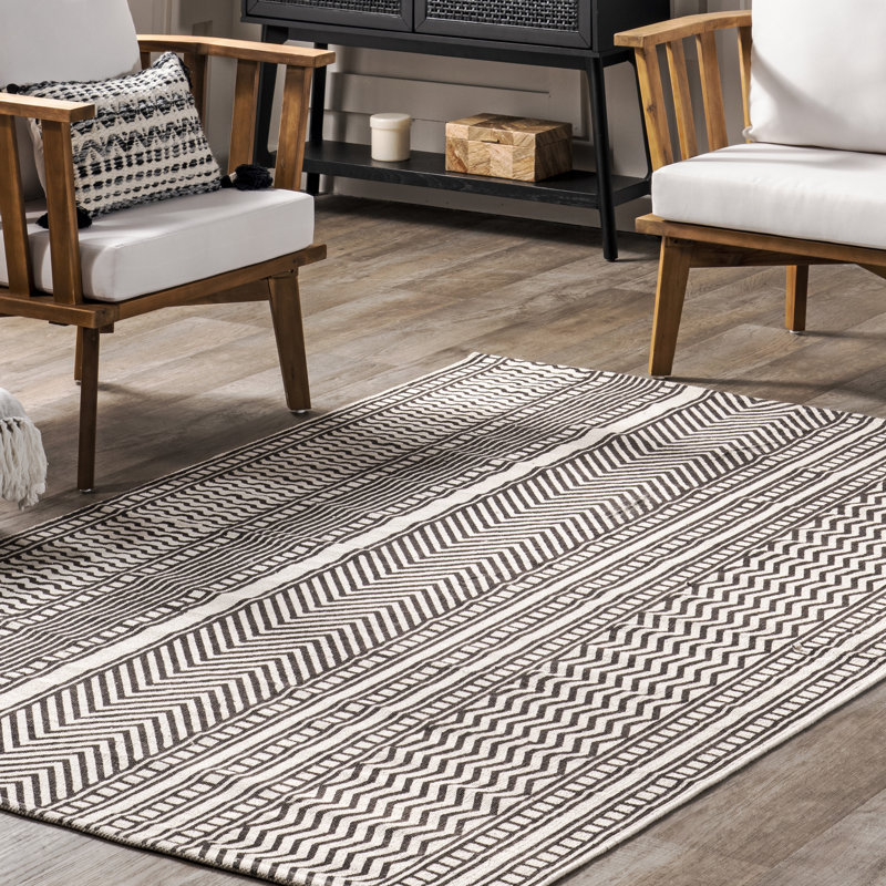 Tapis en coton Lydie, Rectangle 5 pi x 8 pi