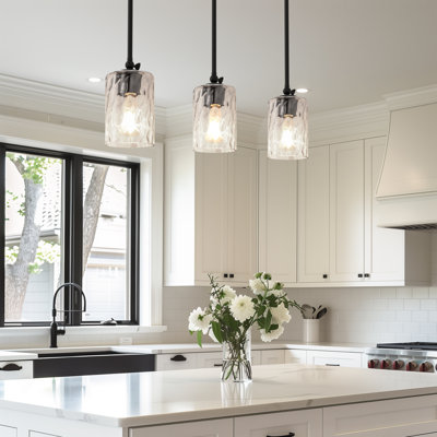 1 - Light Matte Black Single Pendant(3-Pack)
