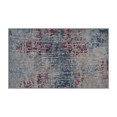 Tapis gris lavable à la machine