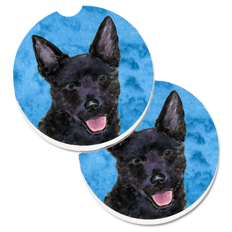 Sous-verre barbu collie voiture, Kelpie australien