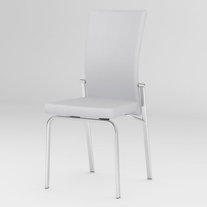 Chaise d'appoint Belma, Blanc