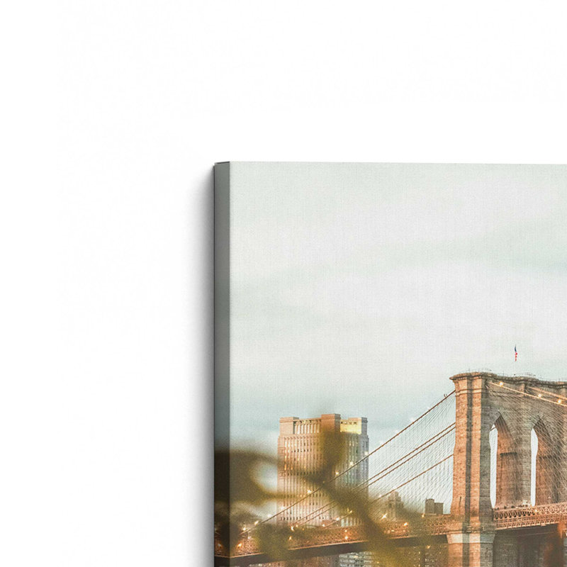 Impression sur toile Brooklyn Glow, 8 po x 12 po, Toile tendue