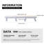 White LED Adjustable Fixed Track Lighting Head
