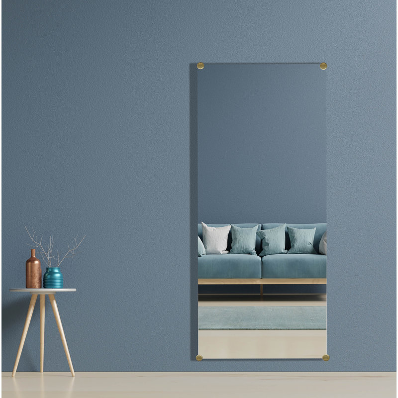 Miroir sans cadre Zarrea, 24,5 po x 8,5 po