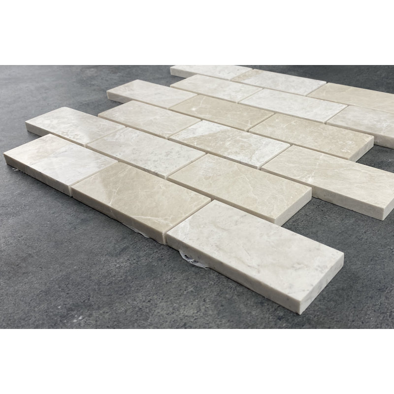 2" x 4" Marble Mosaic Wall & Floor Tile
