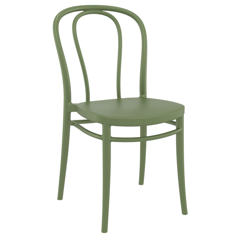 Ensemble bistro 60 po Farrah, Vert olive
