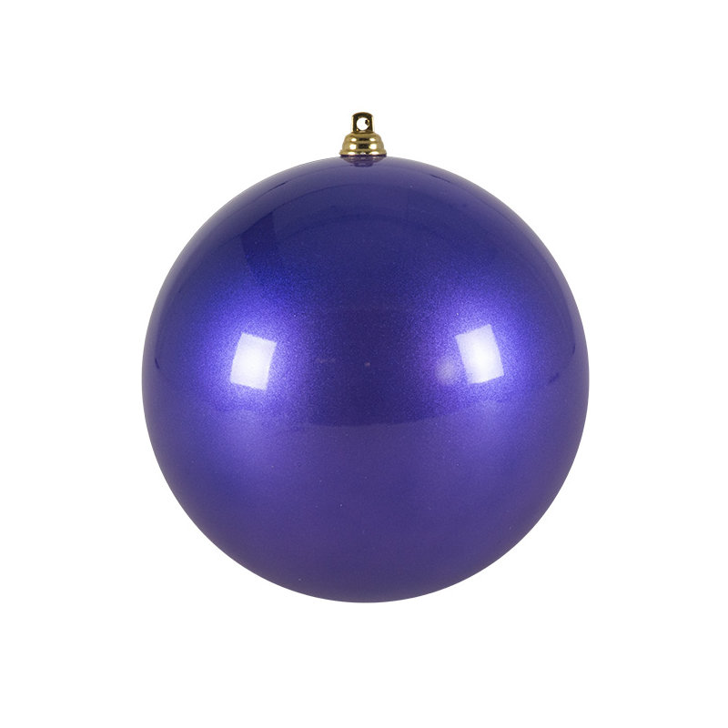 Bauble, 14cm Diameter, Purple