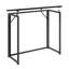 31,5 po Bureau large et pliable pour petits espaces, aucun assemblage requis, noir
