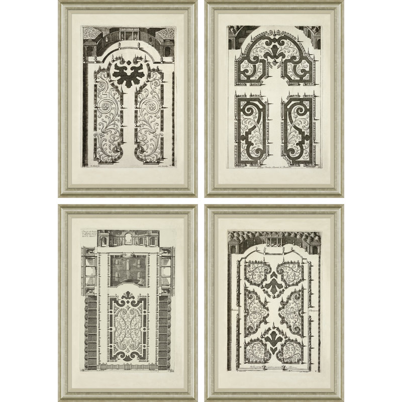 Designs For French Gardens Painting