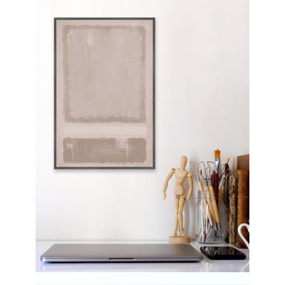 «Bound» par Oath - peinture sur toile à cadre flottant