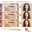 Coiffeuse de maquillage avec lumières DEL et prises de courant - 2 tiroirs, armoire et tabouret - coiffeuse avec station de charge-1256132007