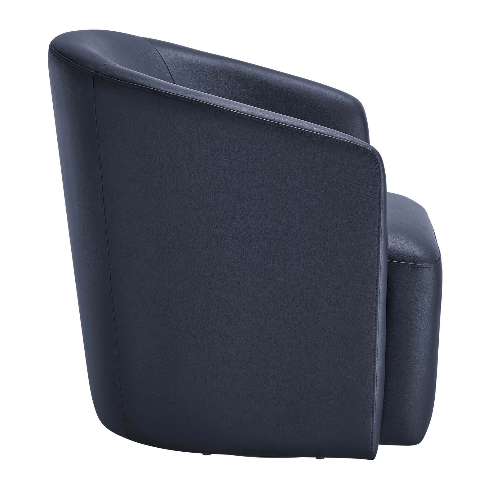 Armino Swivel Barrel Chair, Blue