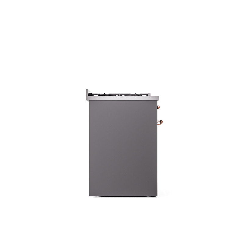 Cuisinière à double carburant 30 po ILVE Nostalgie II, Gaz naturel, Graphite mat / cuivre