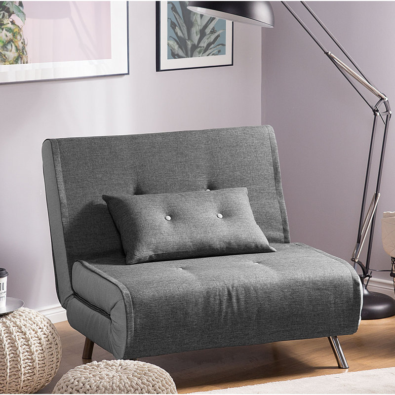 Frede 1 Seater Sofa Bed, Grey