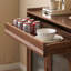 Commode d'appoint multifonctionnelle en bois massif