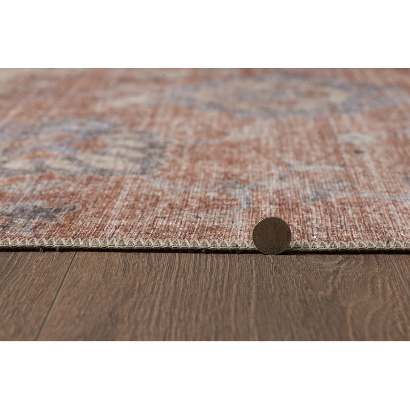 London Royale Machine Woven Performance Area Rug - Sienna - 3'9" x 5'6", Sienna, 3'9" x 5'6"
