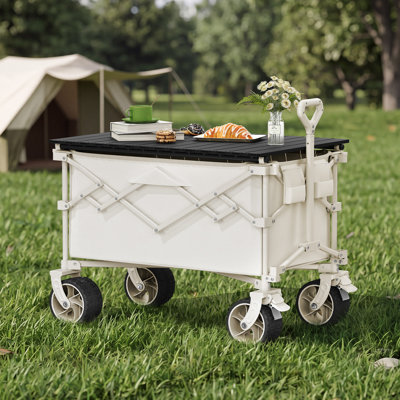 Outdoor Utility Cart with Waterproof Canopy