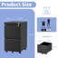 37.3cm Wide 2 -Drawer Mobile File Cabinet-1652060204