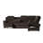 Velvet Reclining L-Shaped Sectional Right Hand Facing-92930227