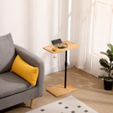 Chakina C-Shaped End Table with Slots