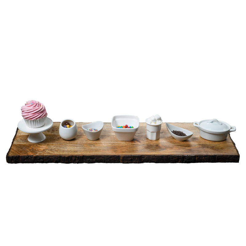 Plateau de planches Deb Bark, H 0,75 po x l 26 po x L 8 po